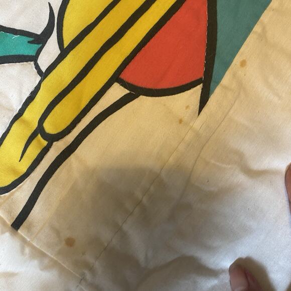 Vintage Disney Baby Crib Blanket Quilted Donald Goofy Alarm Clock Teddy 54”x36” - Picture 9 of 11